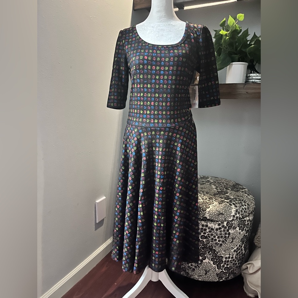 Lularoe Nicole Multicolor Women's Dress
